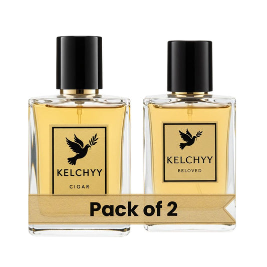 Kelchyy Perfume Pack of 2 – Long Lasting Fragrance for Men & Women